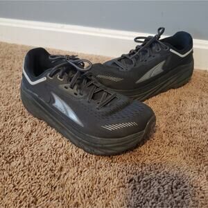 Altra Via Olympus Road-Running Shoes Lace Up Comfort Sneaker Black Womens 9.5